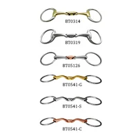 Horse Snaffle Bite Stainless Steel Eggbutt Bit Horse Chew Jointed Mouth Bit Horse Training Equipment Equestrian Products 2