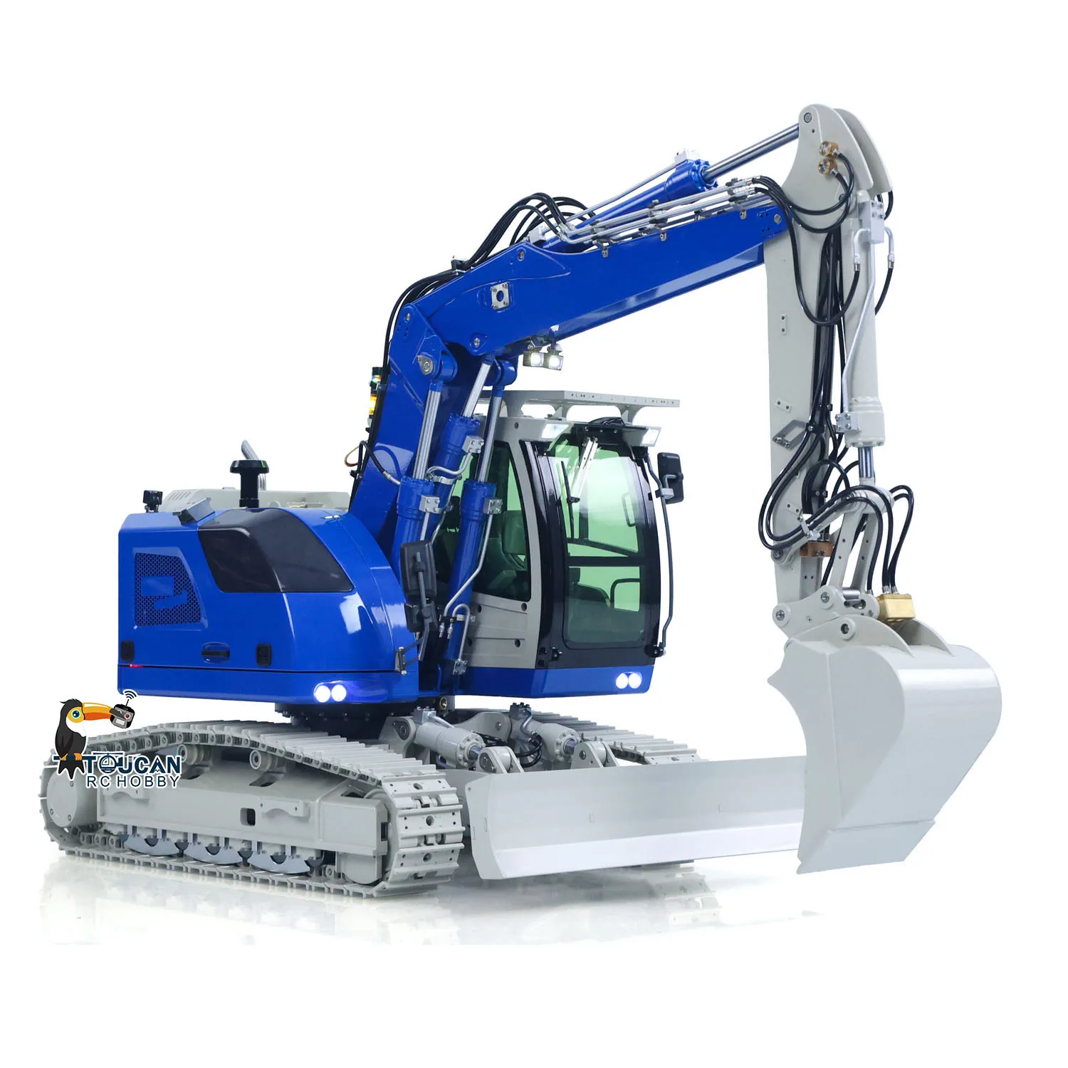 1/14 RTR 메탈 11웨이 밸브 LR914 PRO MAX 4WD RC 유압식 휠 굴삭기 원격 조종 굴착기 PL18EV Lite 라이트 사운드