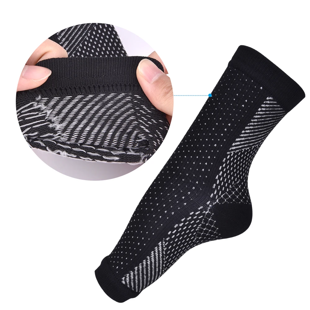 5 Pairs Neuropathy Socks for Men Women Ankle Compression Socks for Neuropathy Ankle Support Brace Plantar Fasciitis Swelling