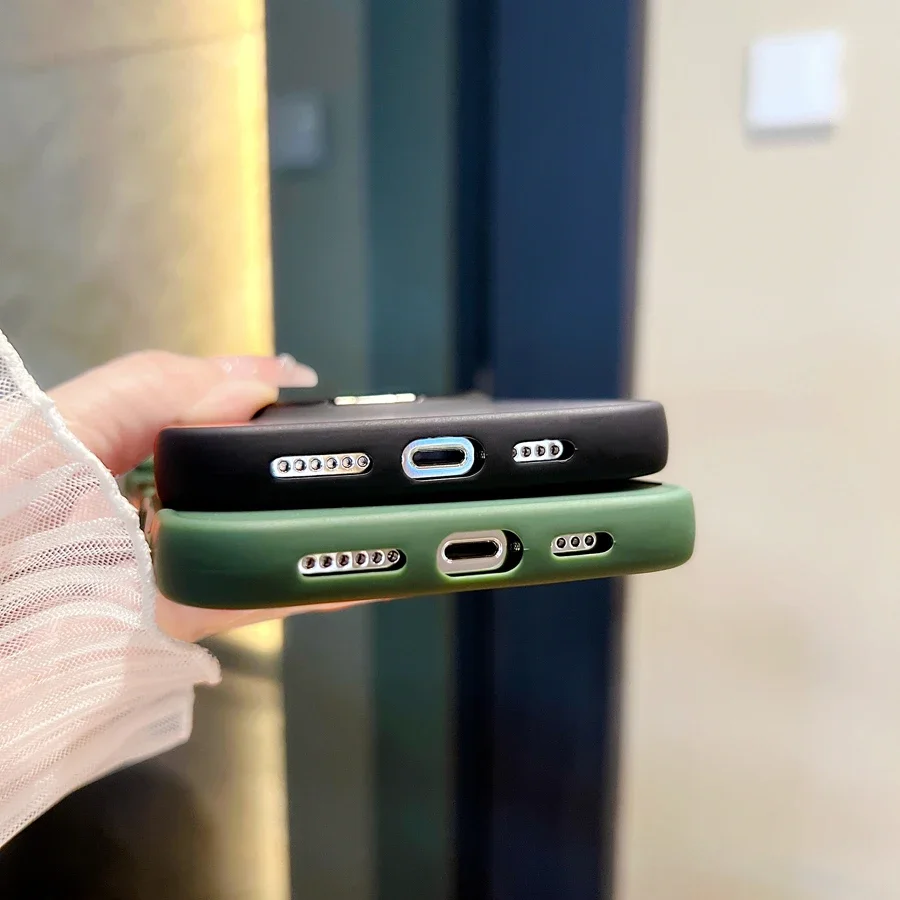 Magnetic Ring Holder Silicone Case For IPhone 16/15/14/13/12/11/8 & More - Slim Protective Cover