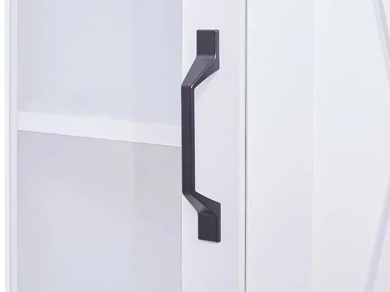 Corner Bar Cabinet with Power Outlet