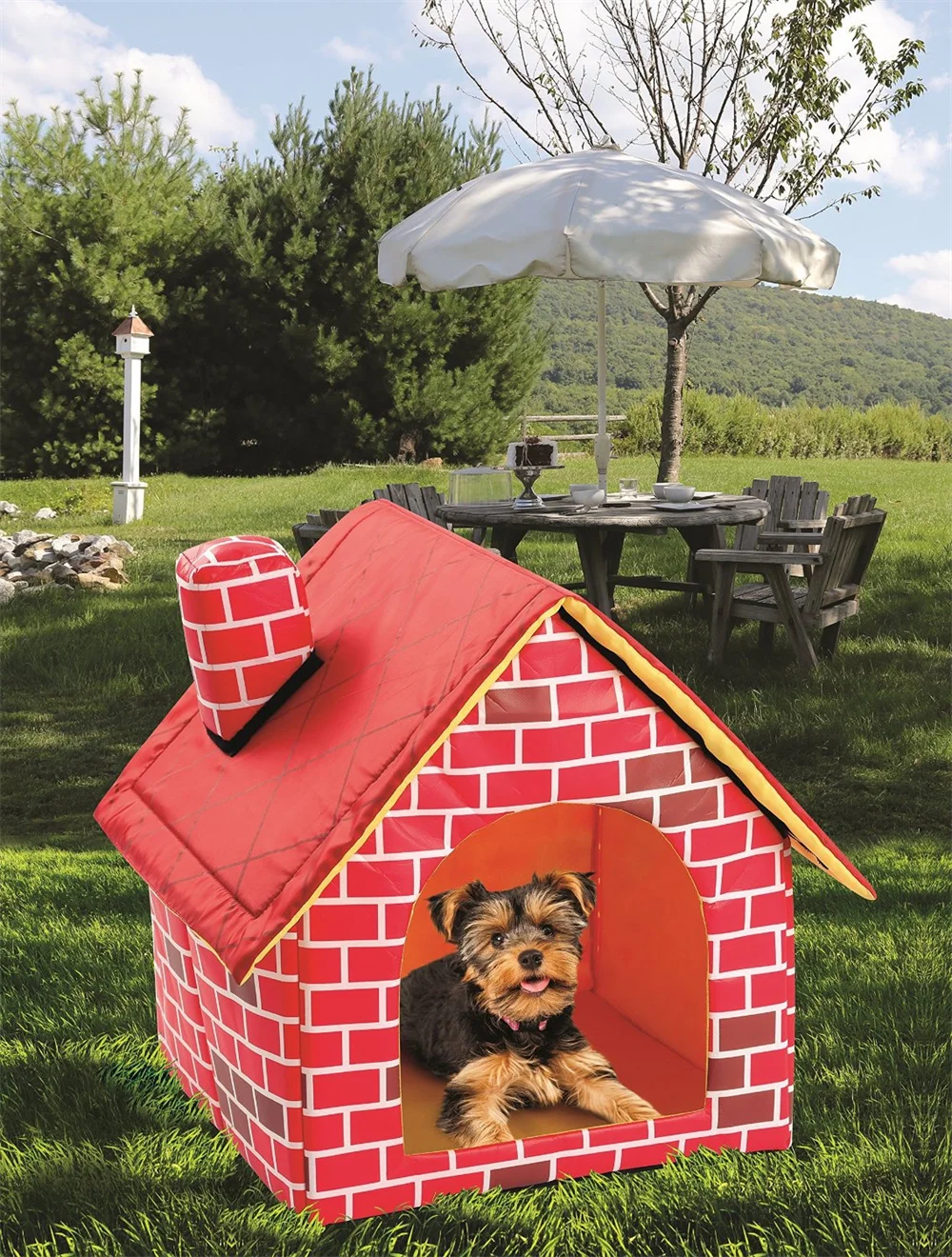 Title 1, Pet Bed Foldable Semi-closed Portable Durable O...