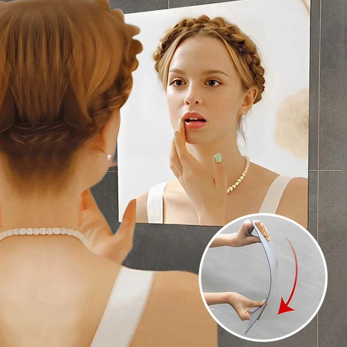 Rectangle Self Adhesive Silver Acrylic Mirror Non Glass Safety Mirror Classroom Baby Kids Playroom Home Wall Decor wall sticker,mirror wall sticker,acrylic wall sticker