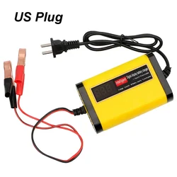 High - Efficiency Automatic Car Battery Charger with Digital LCD Display and 3 - Stage Fast Charging System (US Plug)