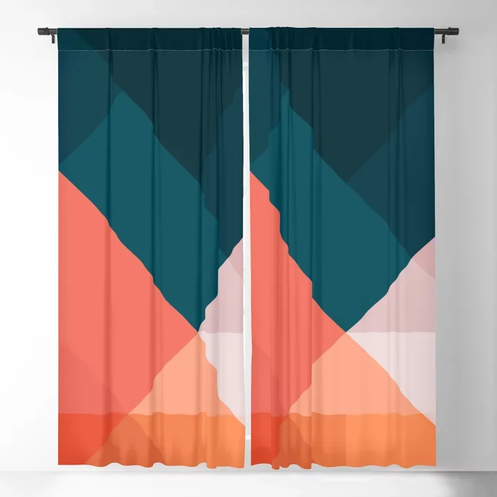 

Geometric 1708 Blackout Curtain 3D Print Window Curtains for Bedroom Living Room Decor Window Treatments