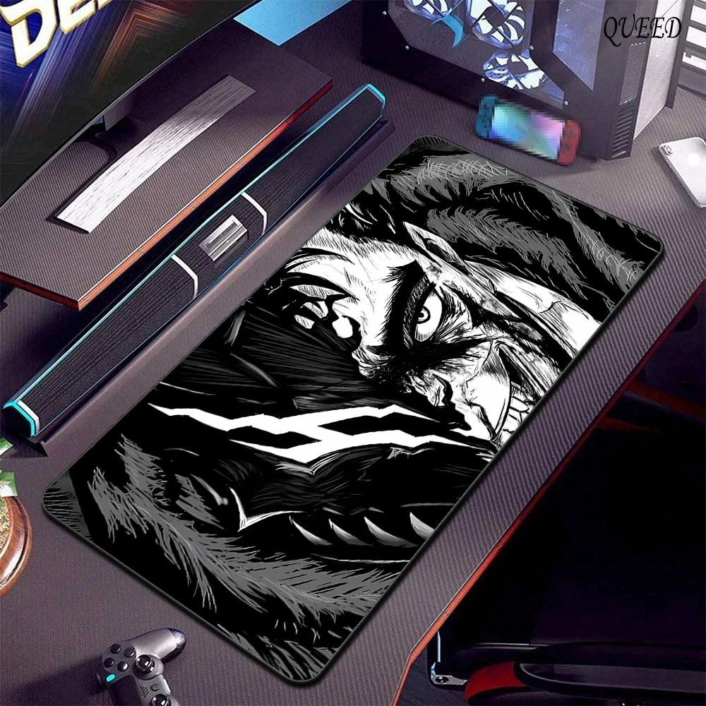Enhanced Gaming Desk Mat - Berserk Guts Anime XXL Mousepad