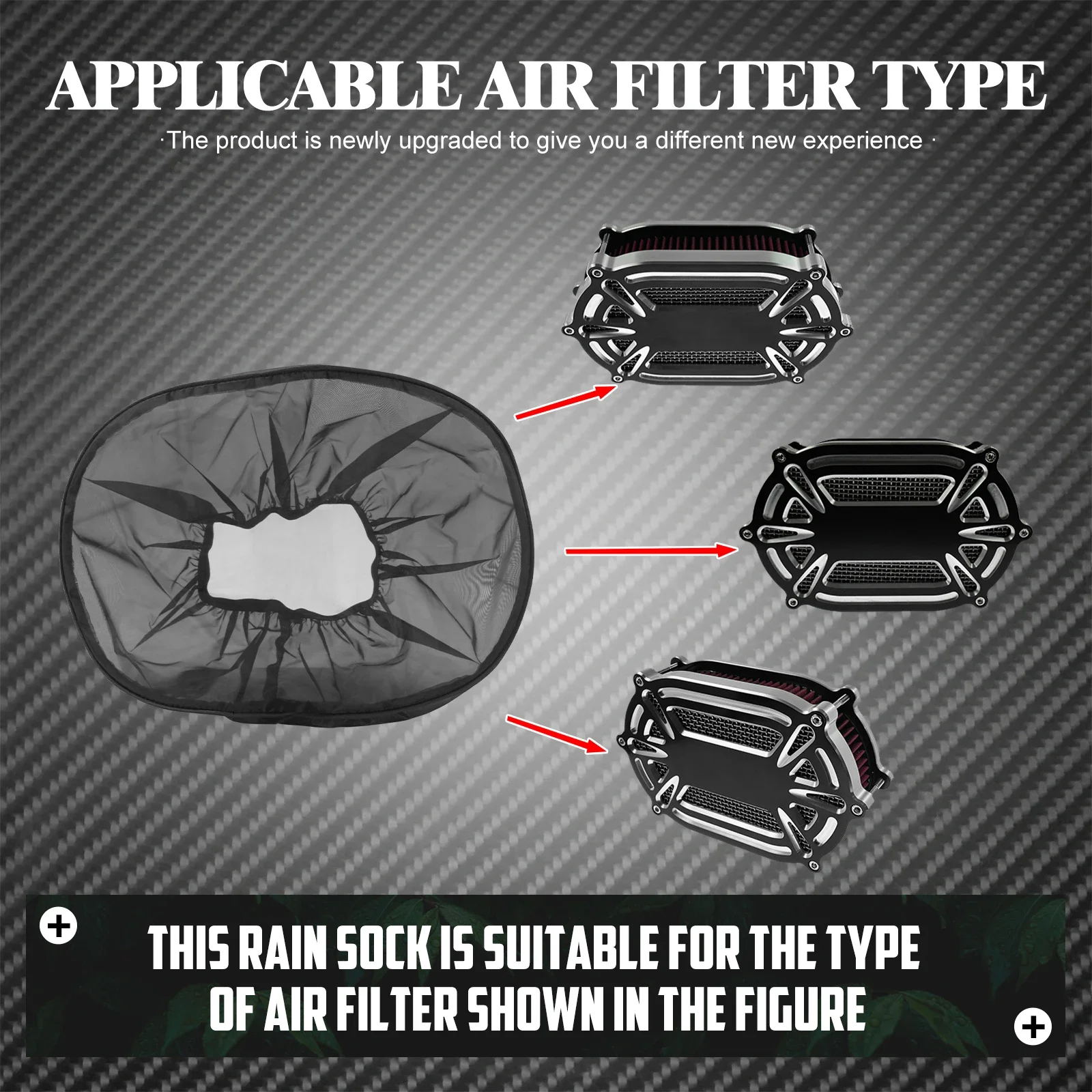 Filtre à Air - Chaussettes De Pluie Universelles étanches Pour Moto - Pour Décoration Extérieure De Tourisme