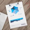 10 Pcs File Folder Document Board Clips Clamps White Metal Scissors Clipboard Holder Mountable Office Mini Binder 5