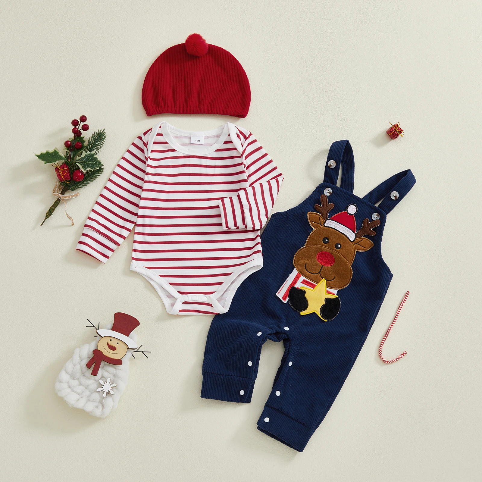 Baby Christmas Outfit Set 3