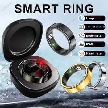 2026 New Smart Ring Heart Rate Blood Pressure Sleep Monitoring Motion Tracking IP68 Waterproof Men Women Smart Ring Holiday Gift 1