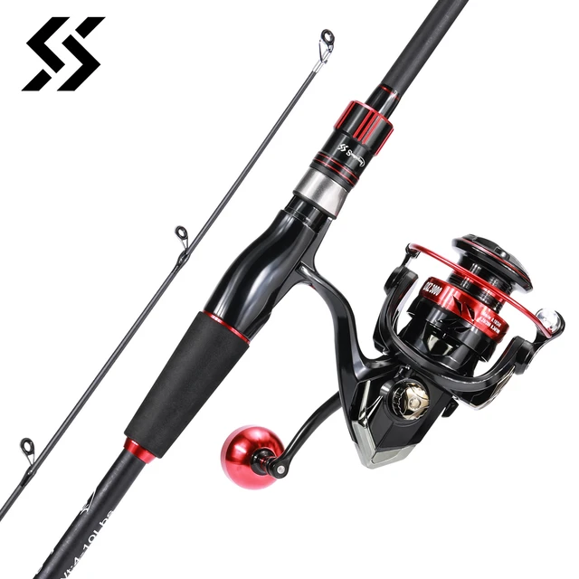 Sougayilang Fishing Rod Set 1.7m Spinning Rod and 1000~2000 Series Spinning  Reel Max Drag 5kg for Freshwater Bass Pike Fishing - AliExpress