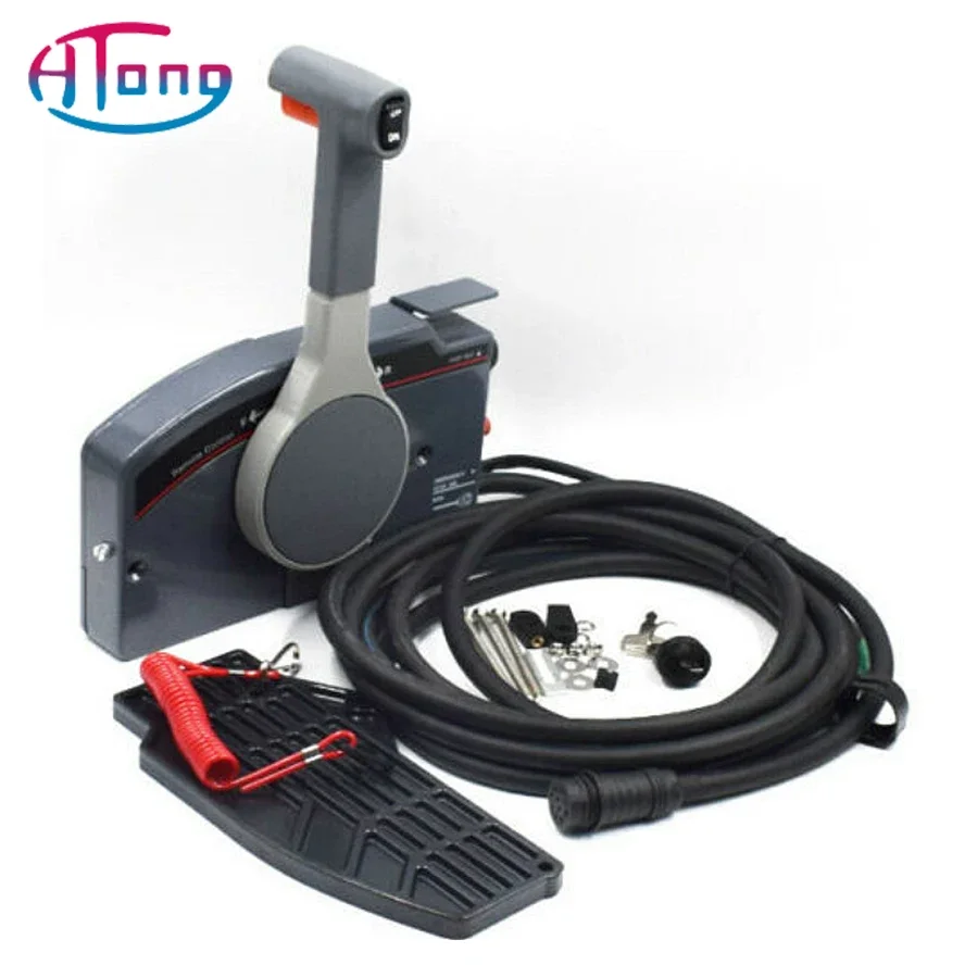 Outboa Afstandsbediening Doos Buitenboordmotor Motoren 703-48205 Boot Shift Gashendel Boot Motor Control Box