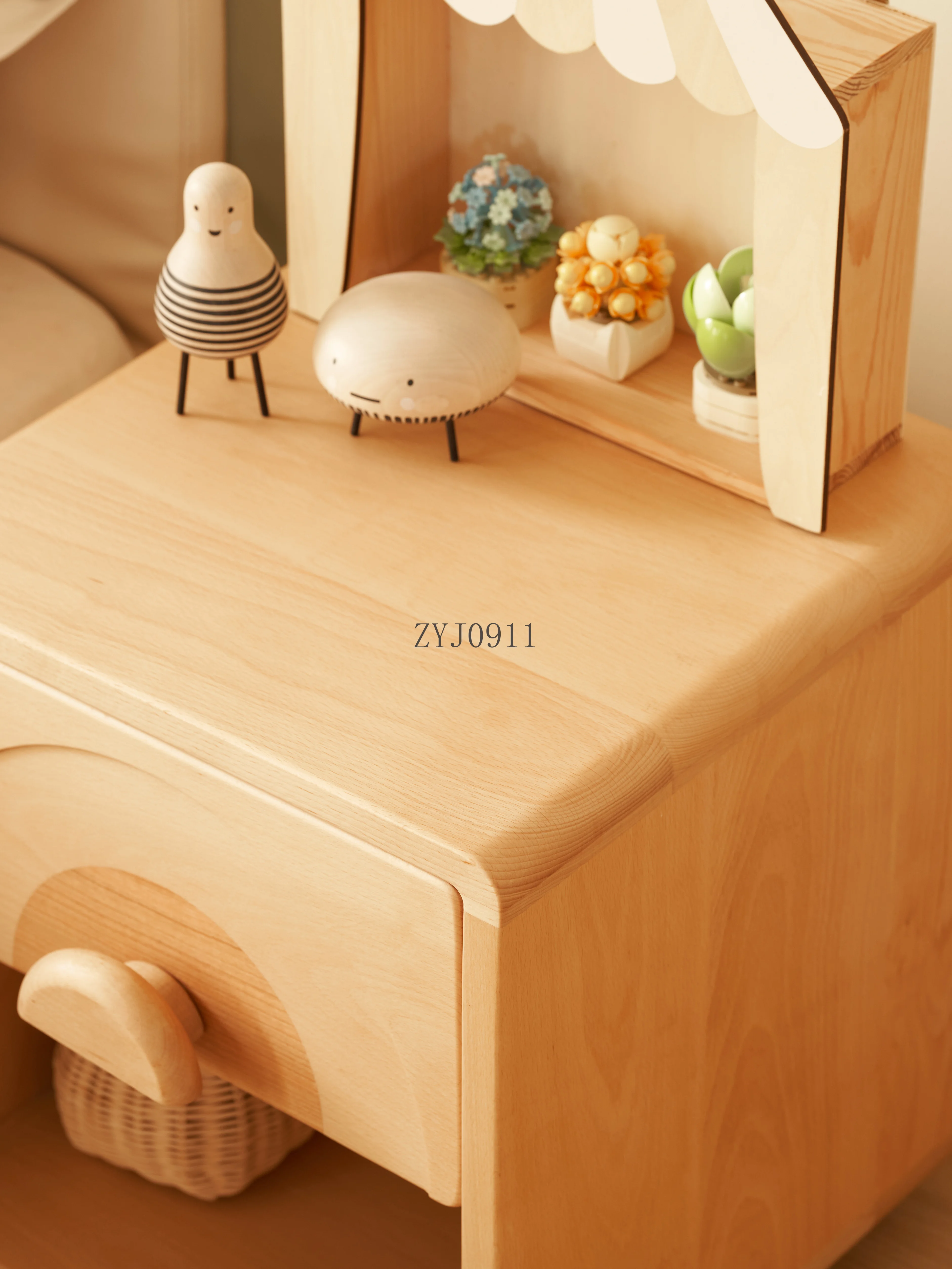 *children bedside cupboard kids bedside table with drawer solid wood baby cabinet
