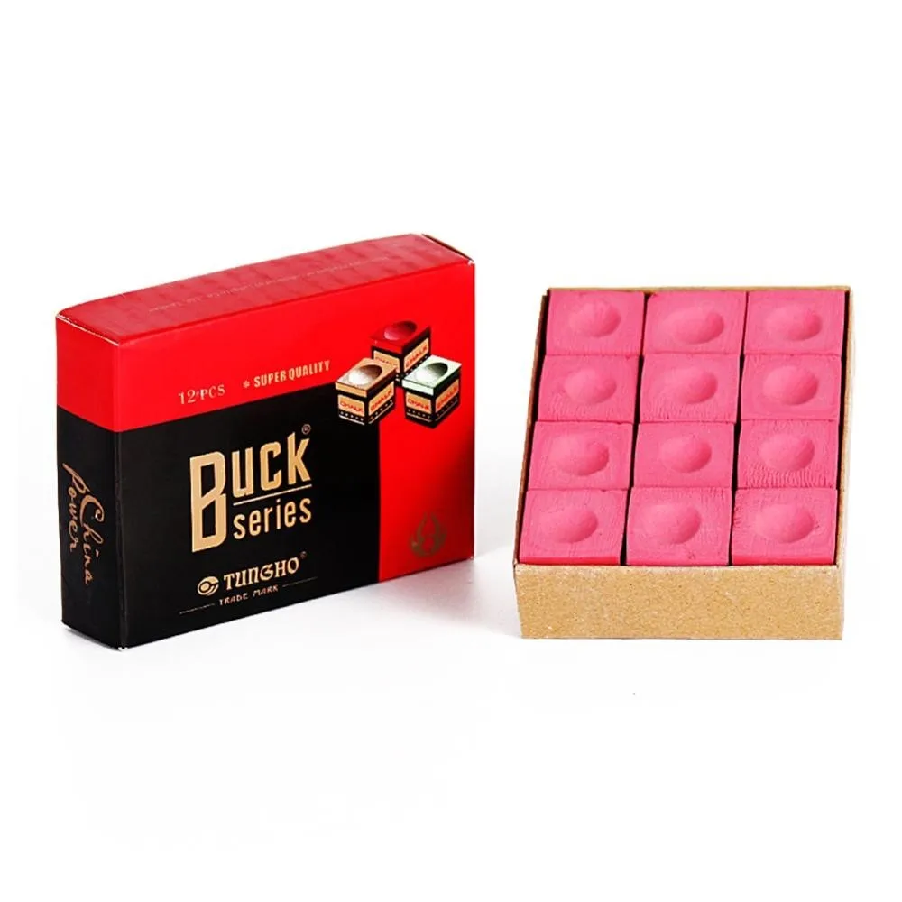 Billiard Cue Tip Chalk American Black 8 Pool Cue Tip Square Powder Billiard Supplies Accessories 12PCS/Box billiard chalk billiard tips