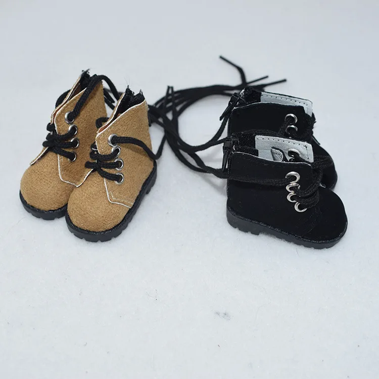 1 Paar Länge 5,4 cm Puppenstiefel Puppenkleidung Zubehör Schuhe Passend für 20 cm Puppe – Detail 5