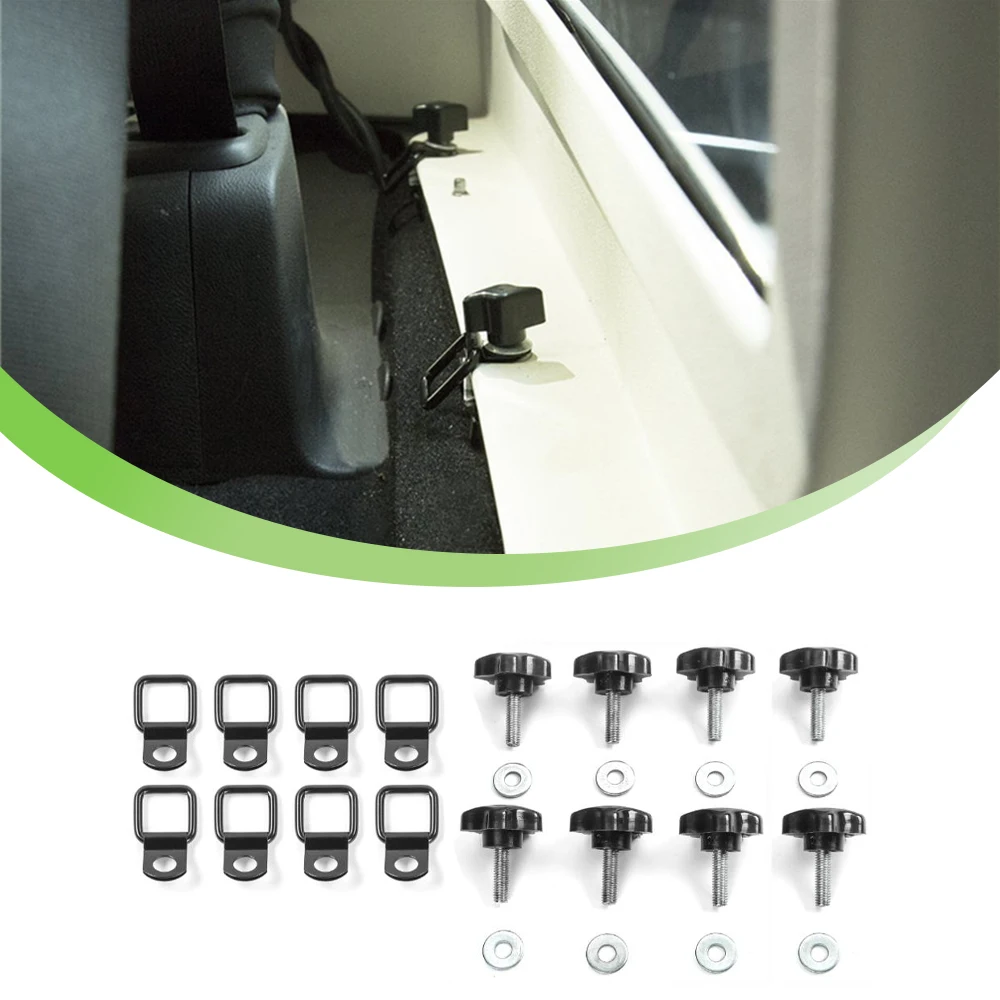 Hardtop Screws Nut With Pull Buckle Kit Tie Down D Rings Anchors For