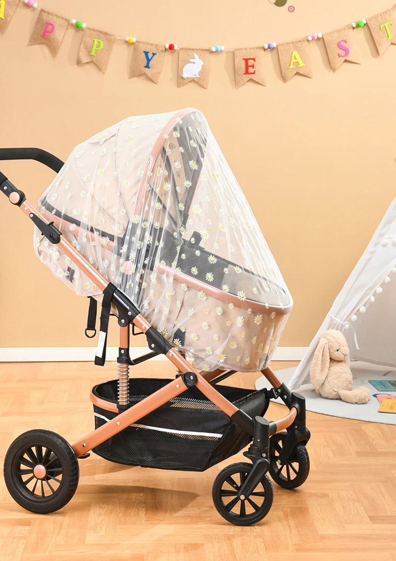 Description Picture 2 of itemBaby Stroller Mosquito Net Pushchair Cart Insect Shield Net Baby Stroller Accessories Safe Infants Car seat Sun Cover Pram Net
