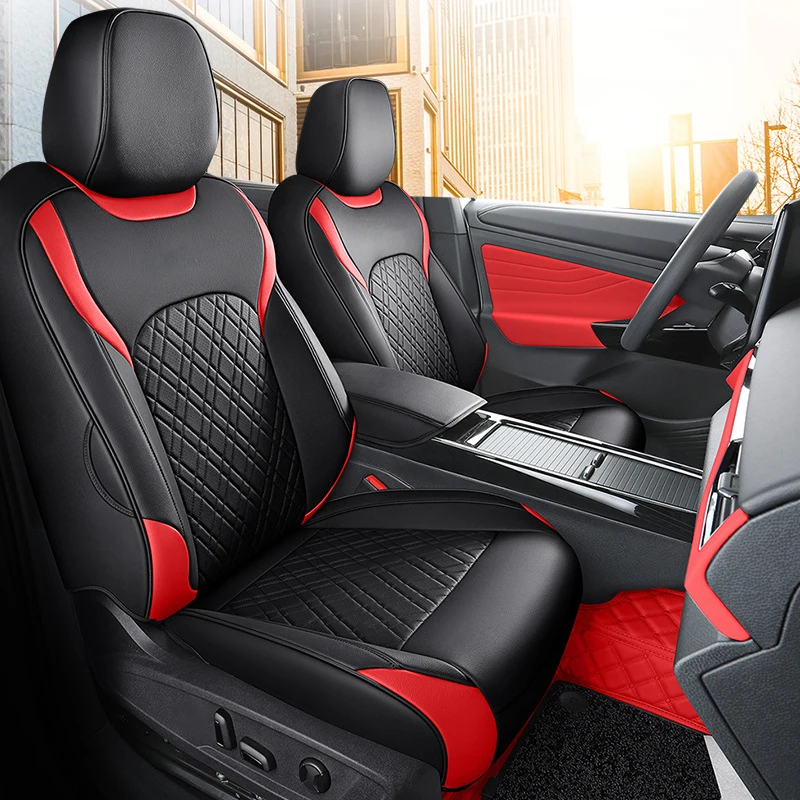 

Custom Car Seat Covers 5 seats For Volkswagen id4 VW ID4 X 2021 2022 2023 Full Covered Car Seat Protective Cover Car Accessories