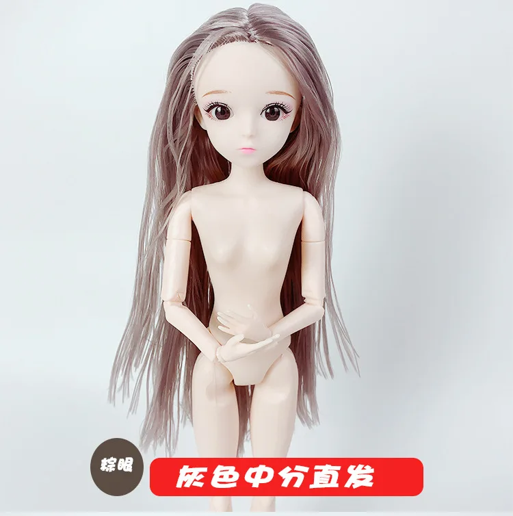 BJD Doll 30cm 20 Movable Jointe Dolls 3D Eyes Bjd Plastic Doll  for Girls Toys 