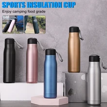 

550ml Water Bottle Stainless Steel Thermos Double Wall Insulated Thermal Sports Leak-Proof Sports Flask For Gym Camping Hiking
