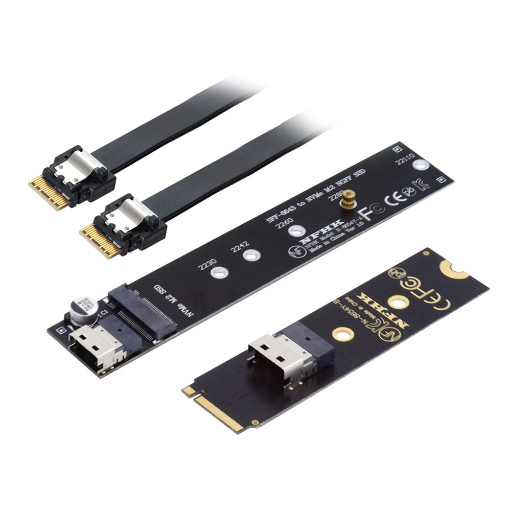 

Удлинительный кабель NGFF M-Key NVME «штырь-гнездо», 40 см со стандартным разъемом для материнской платы SSD 2280/22110