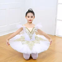 Professional Ballet Tutu Girls White Swan Lake Platter Pancake Tutu Ballerina Party Dress Child Kids Ballet Dance Costume - Image 4