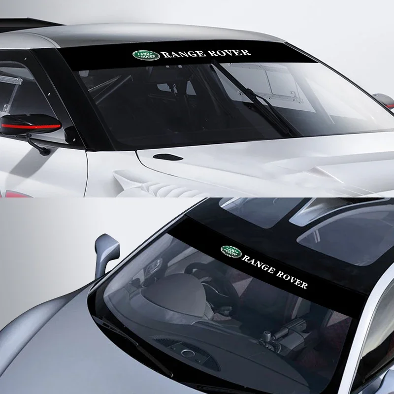 랜드 로버 디펜더 프리랜더 디스커버리 1 2 3 Evoque Range SV 용 1Pcs 자동차 전면 및 후면 유리창 반사 3D 스티커