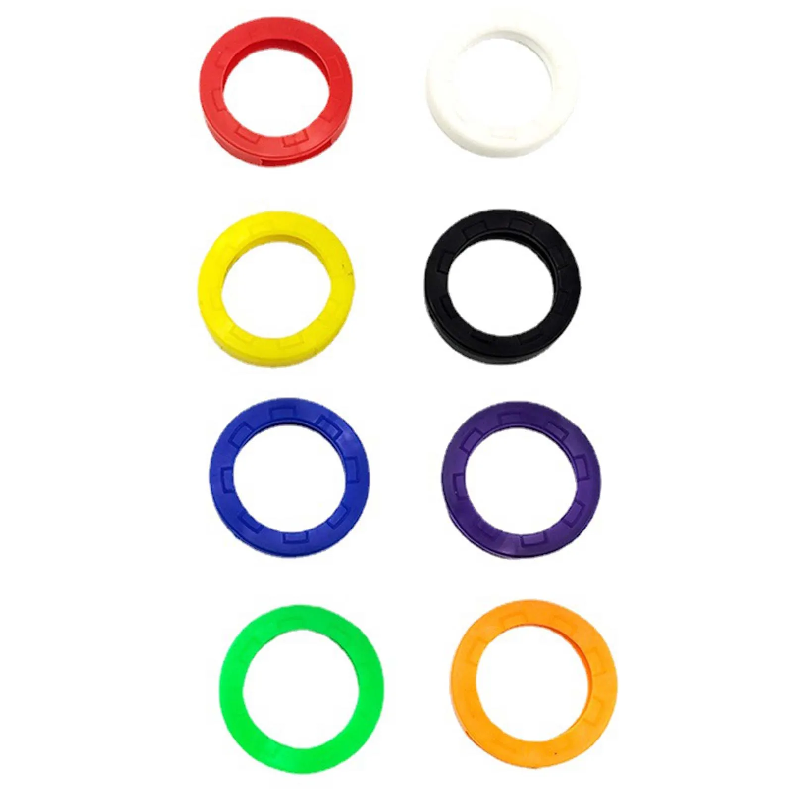 

5pcs Key Caps Covers Rings Keys Identifiers Covers Coding Tags Marker for Office House Apartment