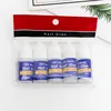 5Pcs Fast Drying Nail Art Glue Glitter UV Acrylic Rhinestones Press on Nails Strong Adhesive Nail Glue False Tips Manicure Tool 6