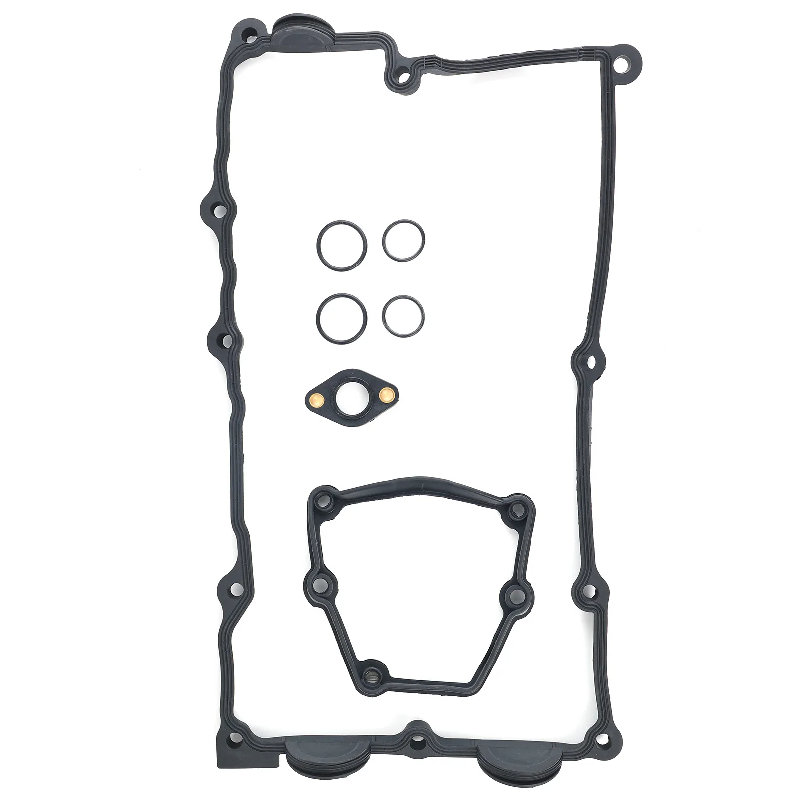 Valve Cover Gasket Set Rubber O Rings Aluminum Gasket Kits For BMW E87 120i E46 318i E90 320i X3 N46 N42 2001-2013