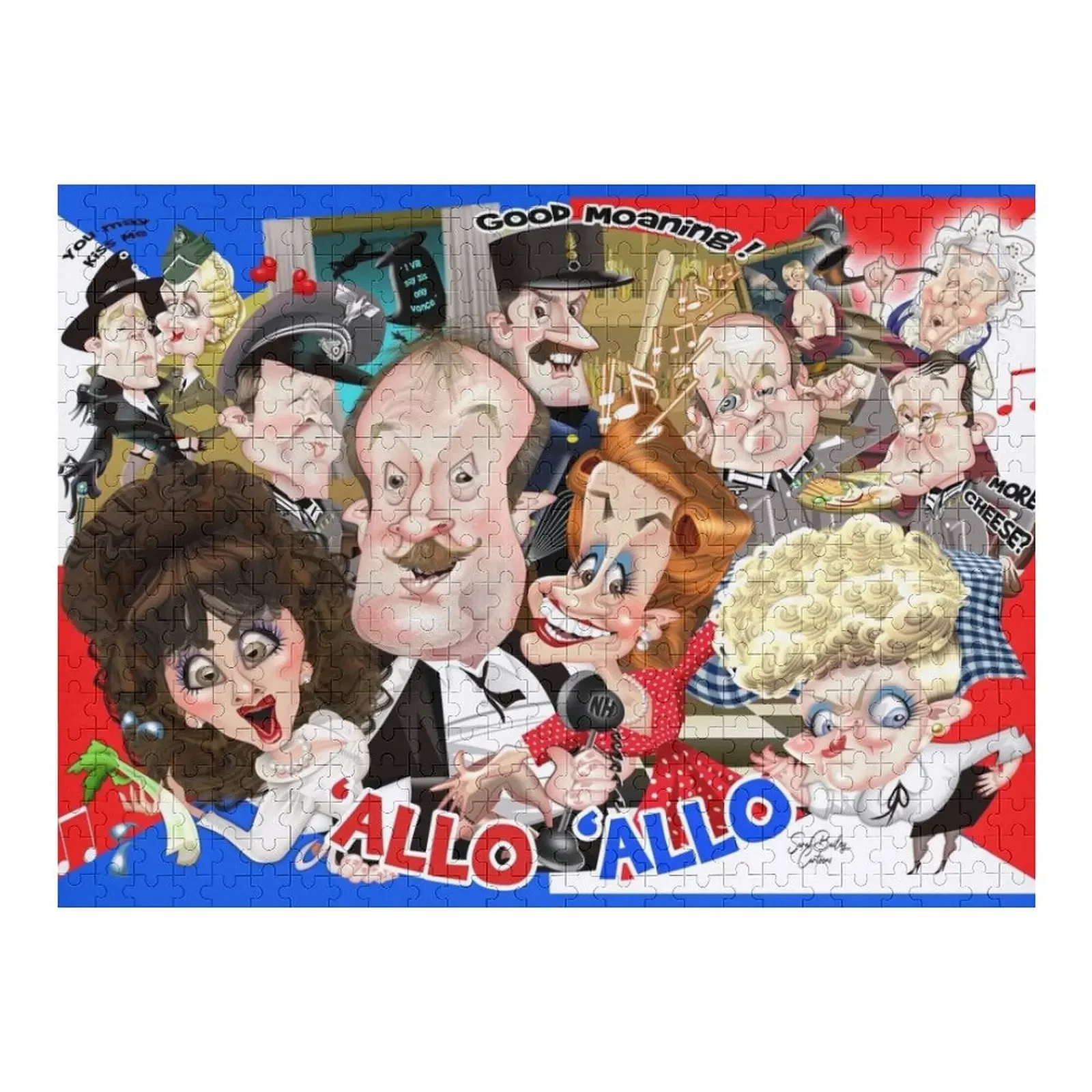 

Allo Allo you cheeky lot Jigsaw Puzzle Adult Wooden Jigsaw Pieces Adults Diorama Accessories With Personalized Photo Puzzle