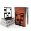 2 Pcs Color Railings Book Ends for Shelves Duty Bookend for Heavy Books Organizer Book Home Bookend Book rack Holder Stand Shelf 6