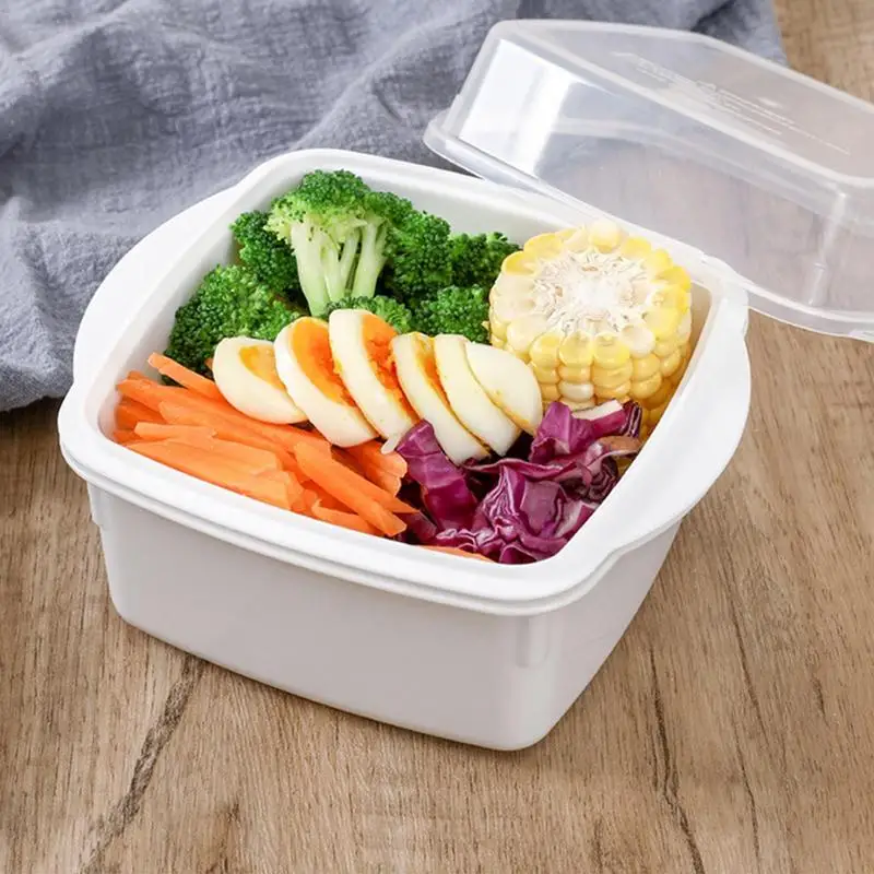 Microwave Steamer Vegetable Steamer Microwave Bowls Cookware Versatile Food Container for Vegetables Fish Prep Meal steamer rack,steamer basket,silicone steamer pad