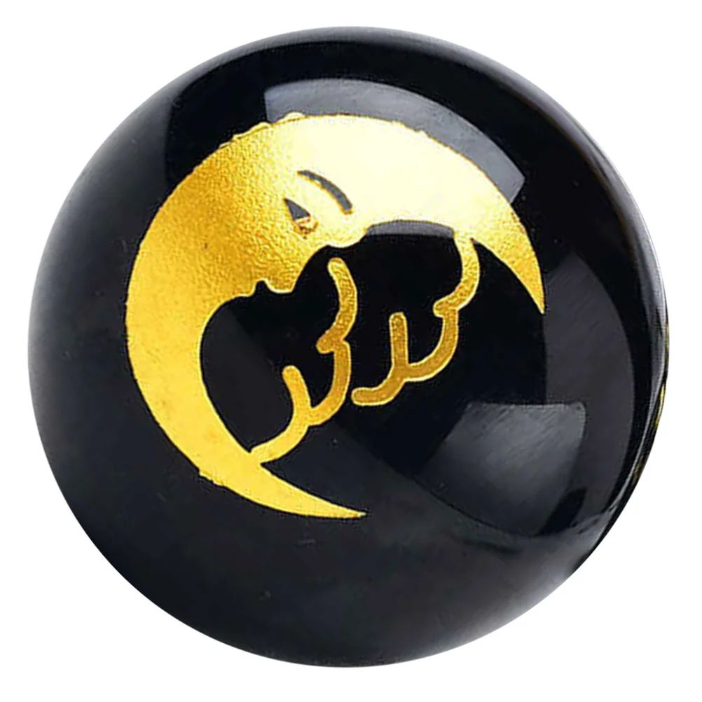 

Obsidian Crystal Ball Office Desktop Obsidian Ball Artwork Ball Ornament