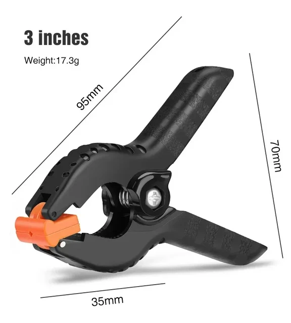 Acooruiteng Lot De 6 Pincettes à Ressort De 8,9 Cm - Pinces