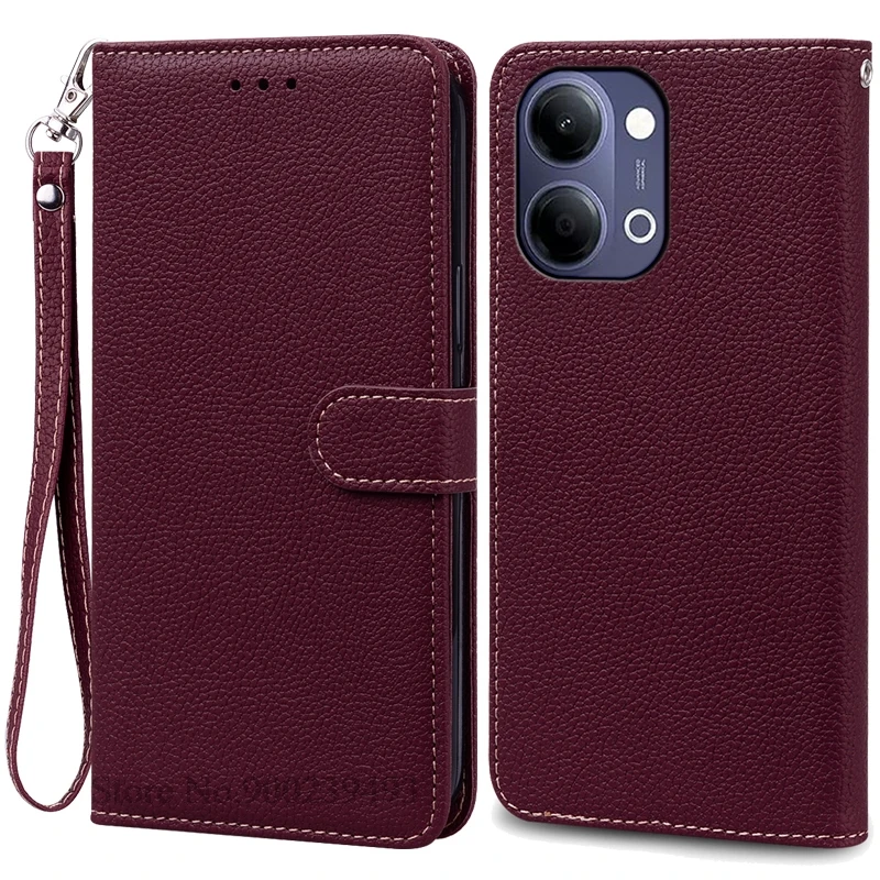 Leather Wallet Flip Case - Stylish Book Cover