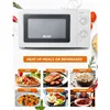 0.6 cubic foot microwave oven, 6 power settings, small microwave oven with handle, 700W countertop microwave oven 2