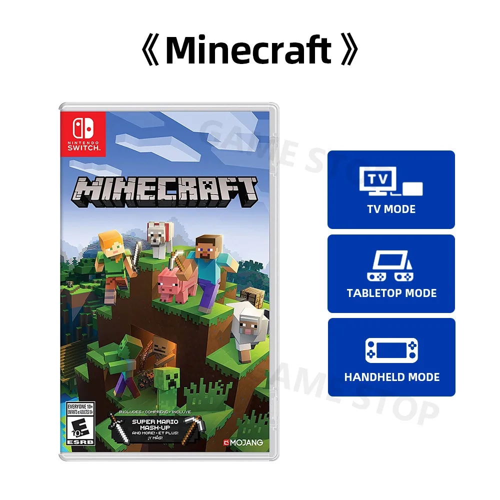 Nintendo-Switch-Games-Minecraft-Adventure-Simulation-Genre-Support-TV ...