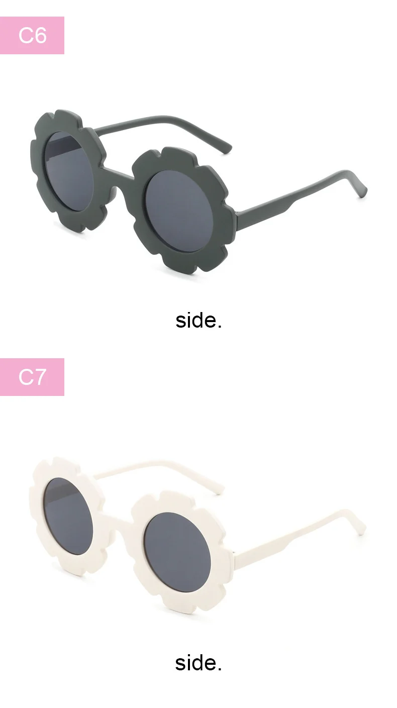 Free shipping   sunflower children's Sunglasses Cute Baby Flower Sunglasses cartoon fashion colorful children's petal glasses
