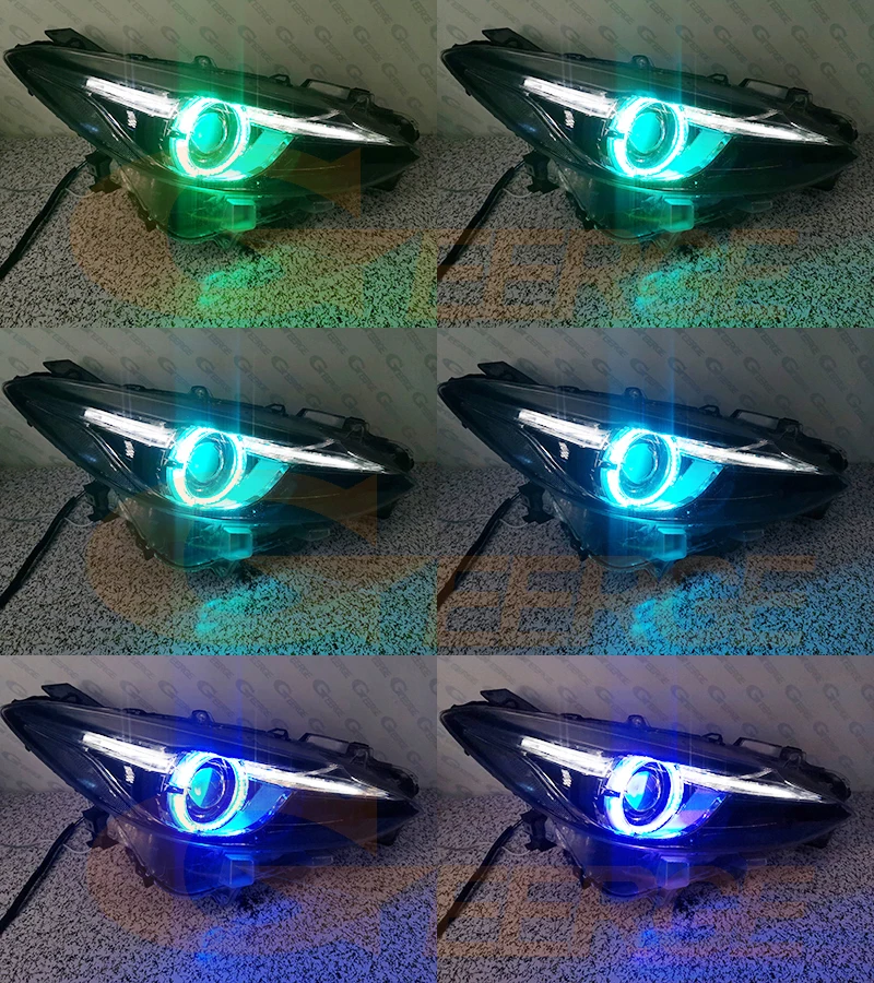For Mazda 3 Mazda3 Axela BM BN Bluetooth APP Multi Color RGB LED