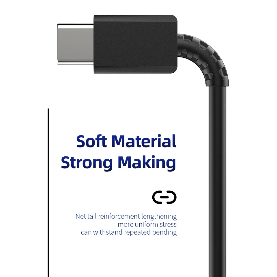Super Fast Charging PD 45W USB Type C Data Cable