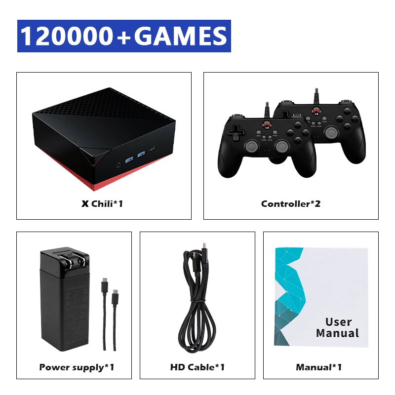 Retro Video Game Console With 120000 Game For PS3/PS2/PSP/PS1/X BOX/WII/Game