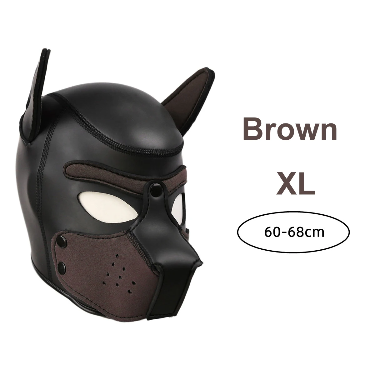XL Brand New Puppy Cosplay Full Head Hood Mask with Ears