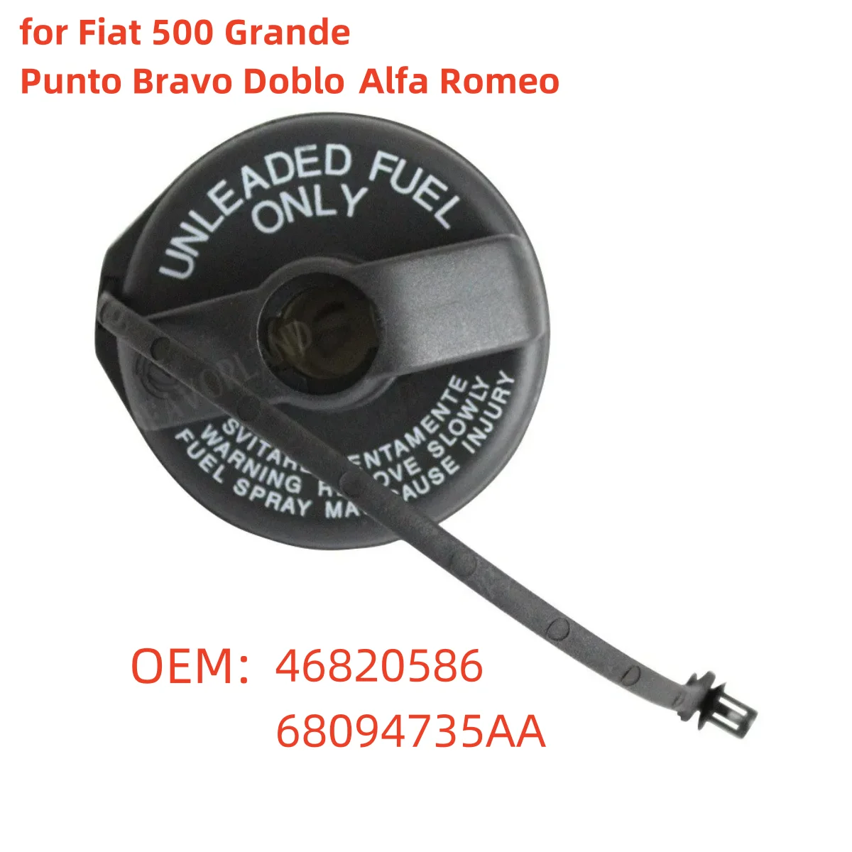 

Крышка бензинового бака для Fiat 500 Grande Punto Bravo Doblo Alfa Romeo, замена крышки бензинового бака внутри топливного бака 46820586