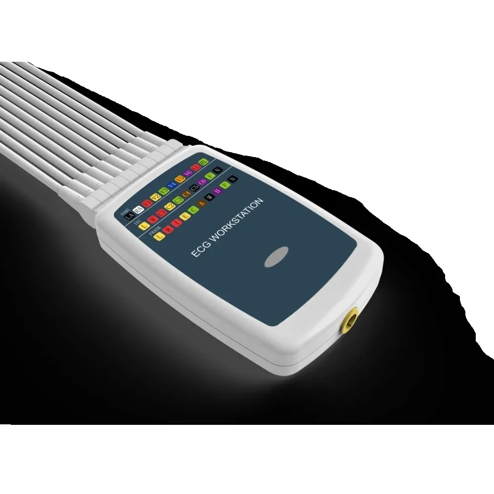 CONTEC8000GW Bluetooth ECG Workstation 12-lead Resting EKG Recorder System PC SW BP