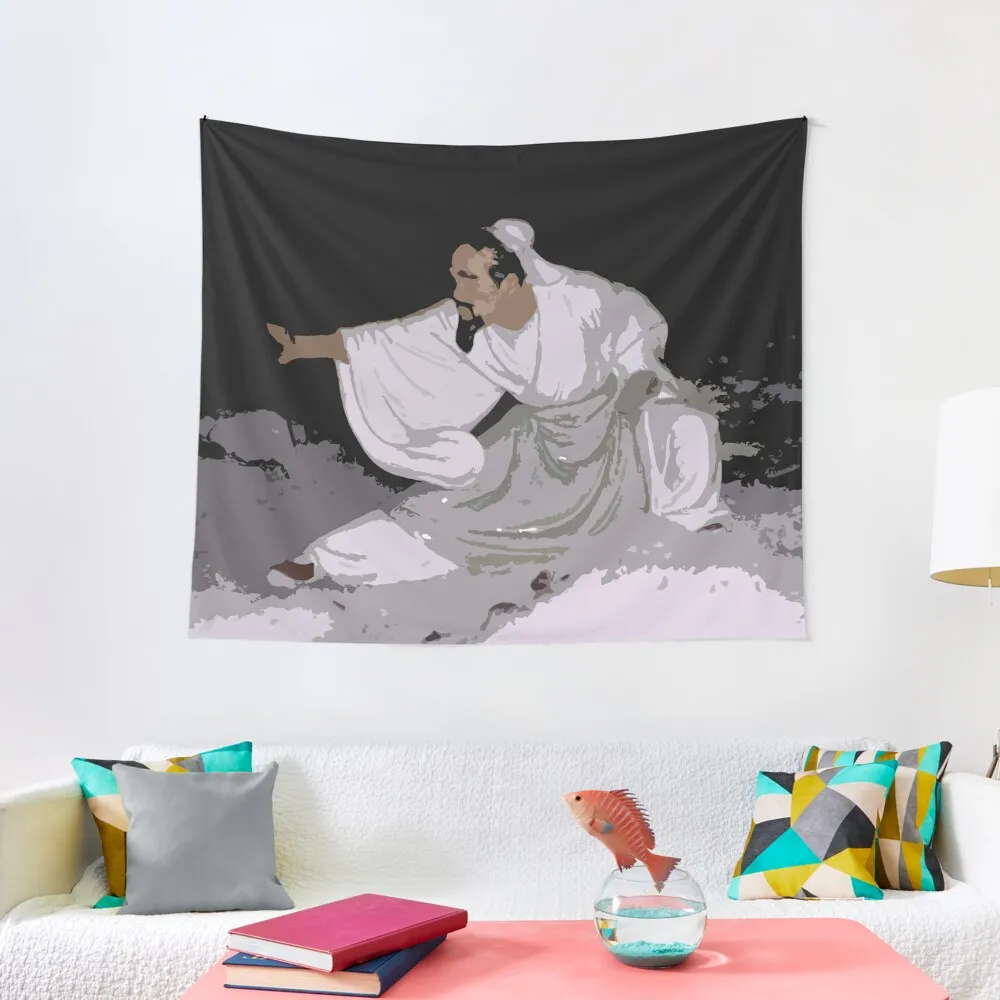 

Shaolin Monk - Tai-Chi Master 2 Tapestry Wall Hangings Decoration Outdoor Decor Luxury Living Room Decoration Cute Room Decor