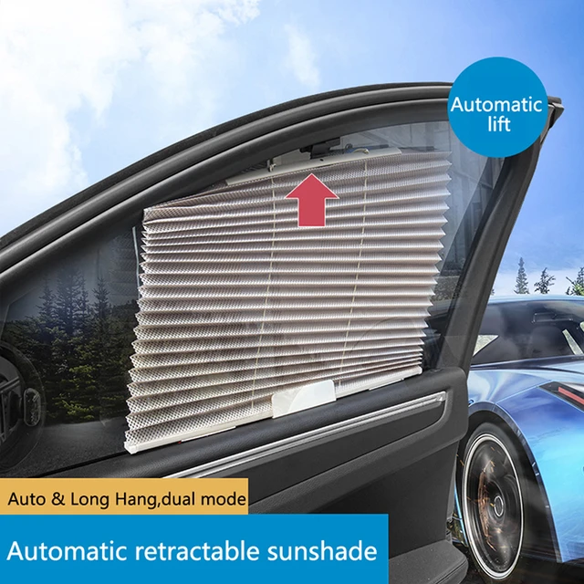 Parasol rétractable automatique pour voiture, 1 pièce, rideau de