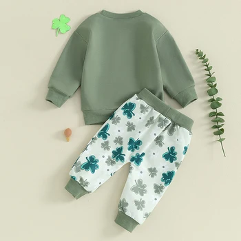 Kids' St. Patrick’s Clover Outfit Set 1