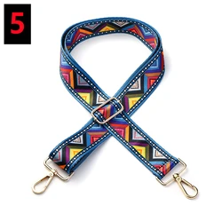 Vibrant Embroidered Adjustable Nylon Shoulder Strap (5)