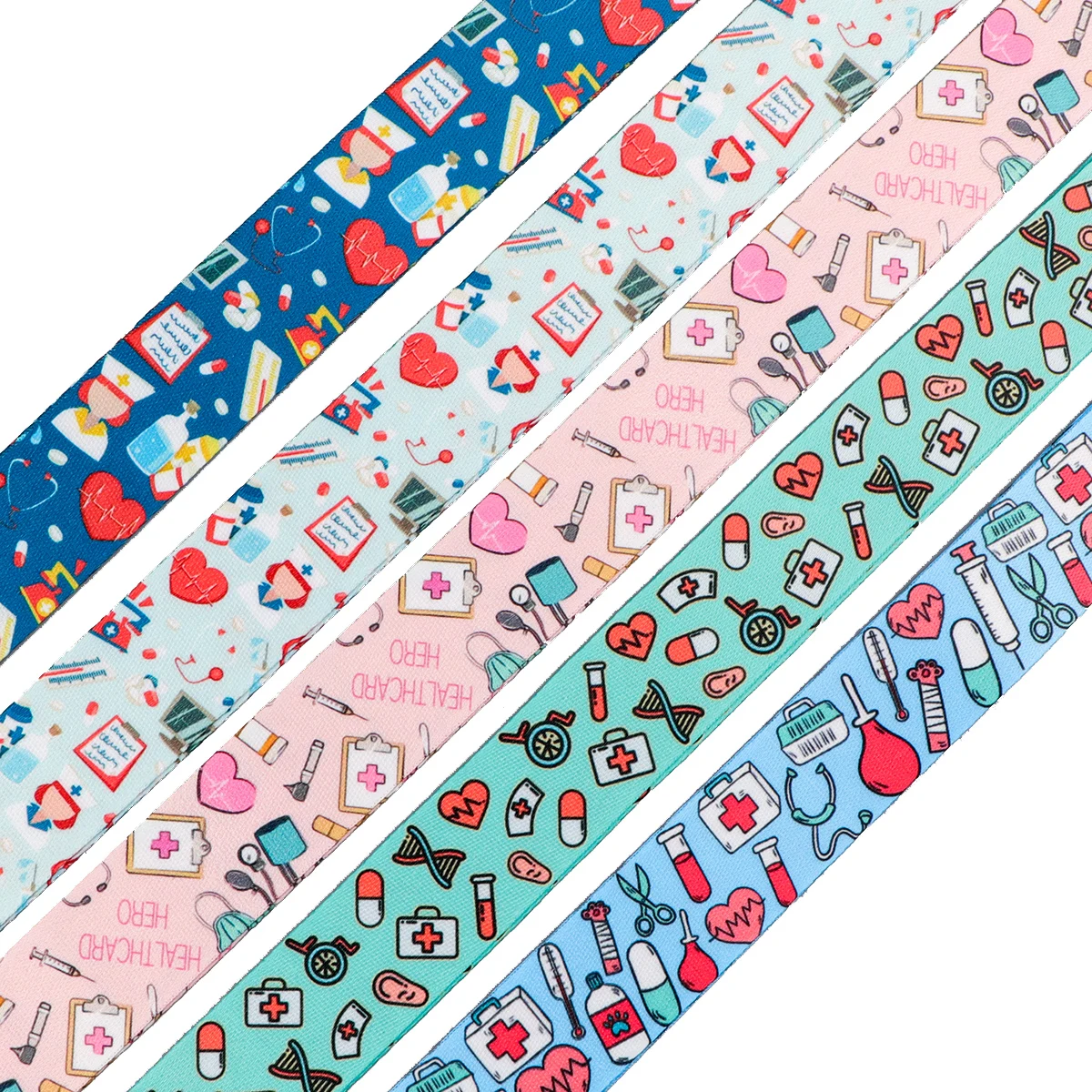 Professional Healthcare Lanyards for ID Badges & Key Holders - Anti-Lost Neck Straps
